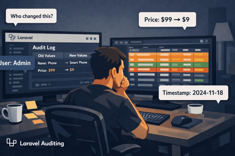 Laravel Auditing — Track Every Change in Your Database Automatically