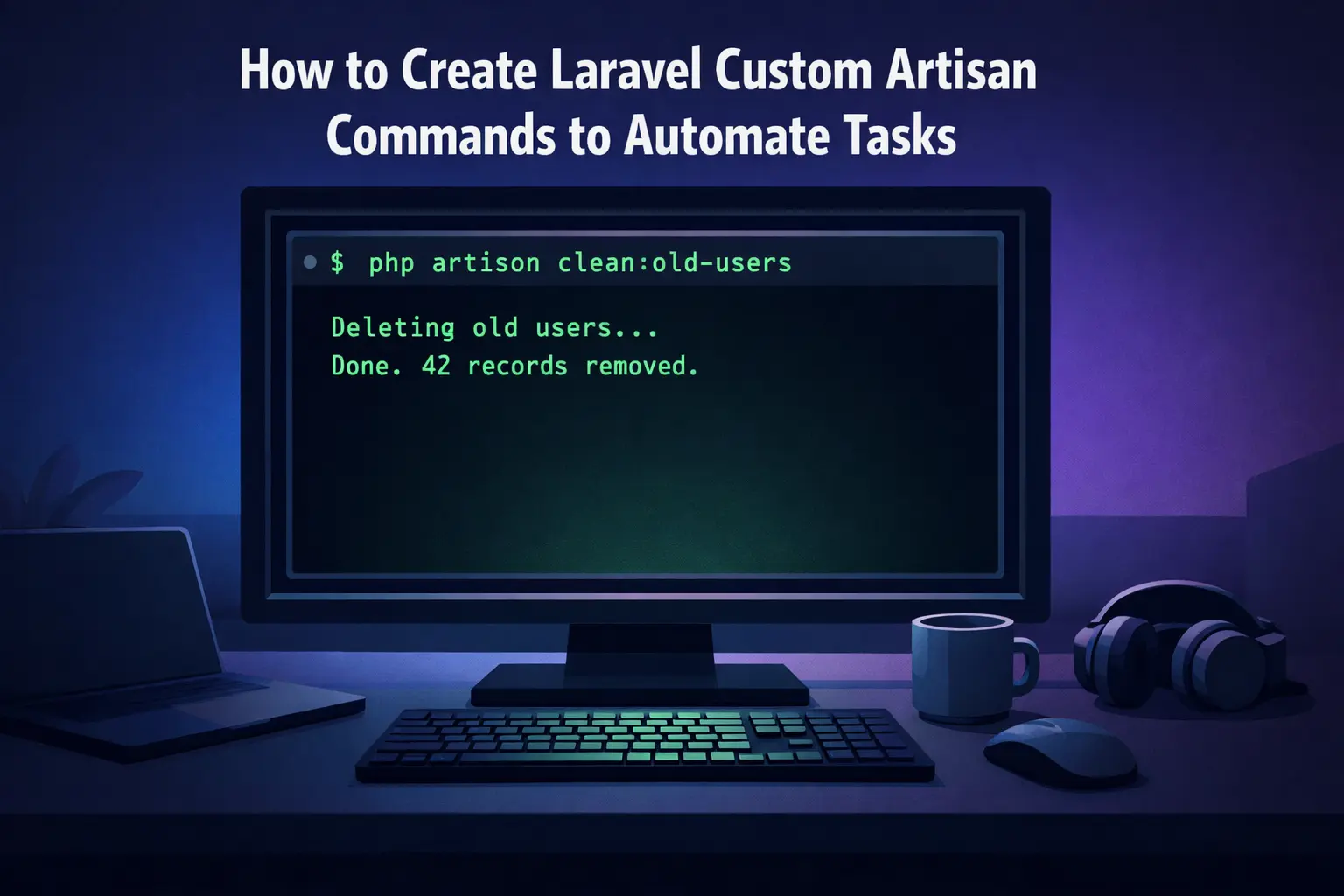 How to Create Laravel Custom Artisan Commands to Automate