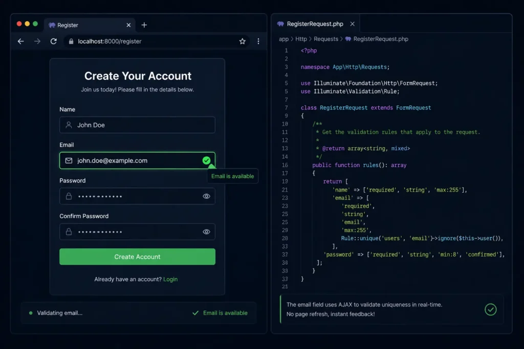 Laravel Precognition: Real-Time Form Validation