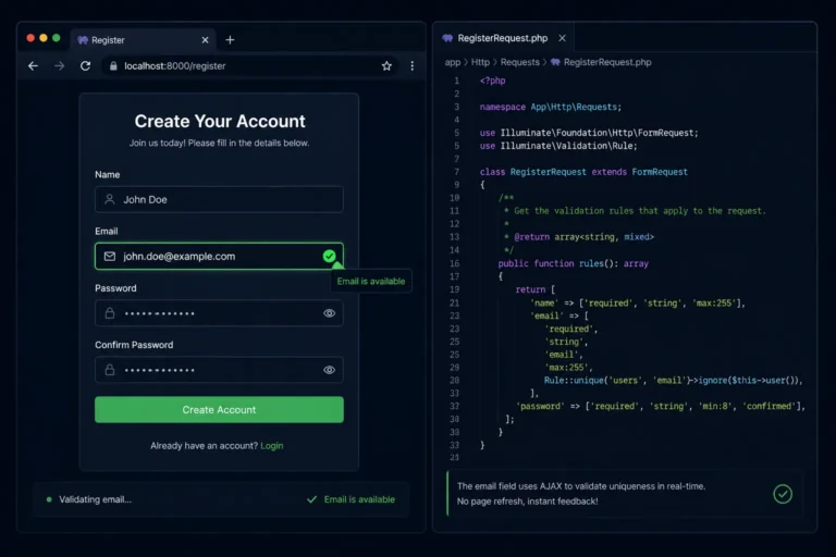 Laravel Precognition: Real-Time Form Validation