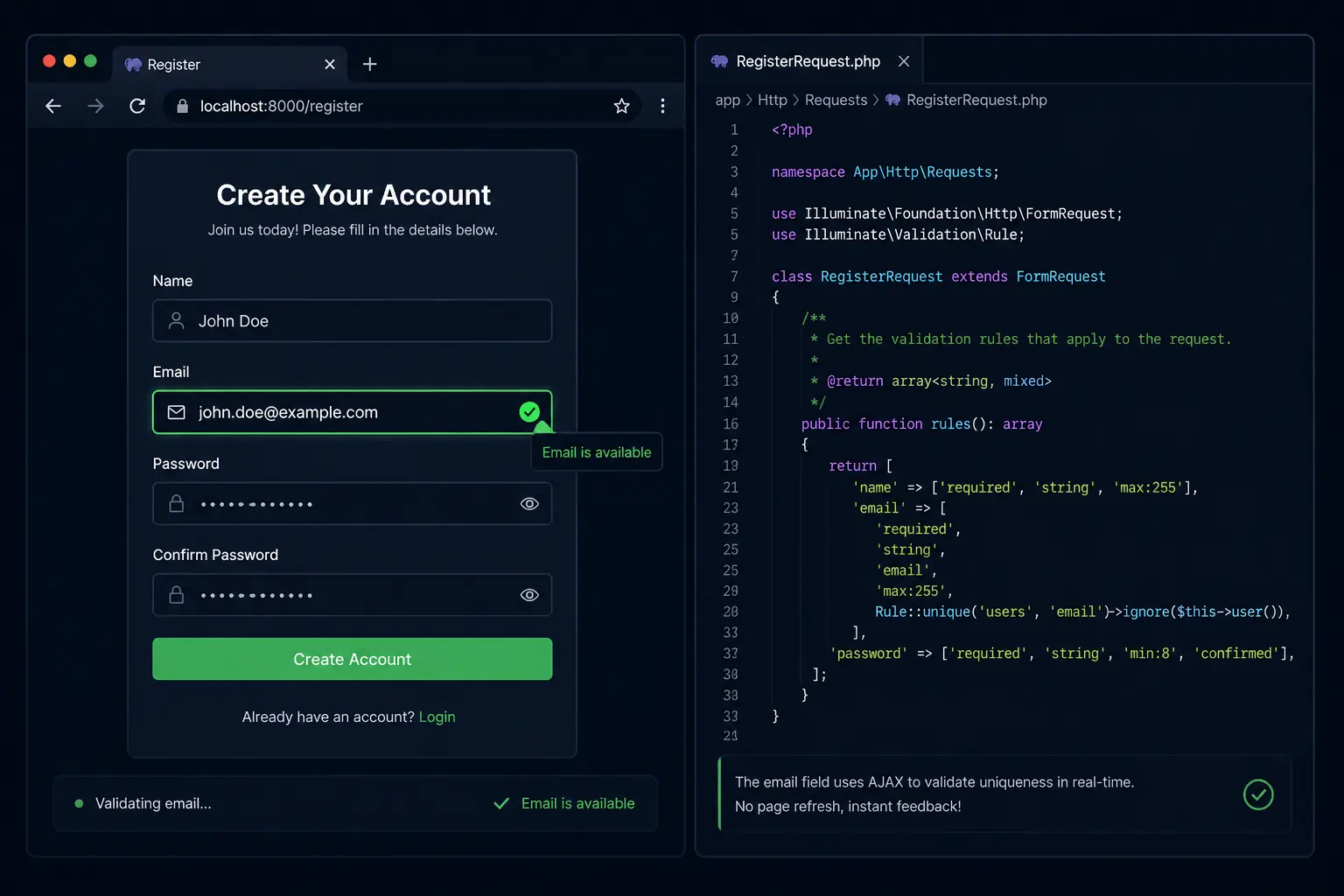 Laravel Precognition: Real-Time Form Validation